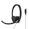 Koss CS300USB DoubleSided OnEar Communication Headset Noise Cancelling Electret Microphone Flexible Microphone Arm Wired with USB Plug Black