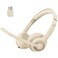 JIAMQISHI Wireless Headset with AI Noise Cancelling Microphone Bluetooth Headset Bluetooth V52 Headphones with USB Dongle Mic Mute for ComputerLaptopPCiPhoneAndroidCell PhonesZoomApricot
