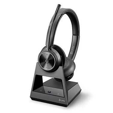 Plantronics Poly Savi 7320M UltraSecure Wireless DECT Headset System Microsoft Teams Version