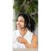 Cyber Acoustics CA Essential Bluetooth Headset HS2000BT Professional Wireless Headset Optimized for UC Platforms ANC ENC Technology Ensure Quality Audio for Calls Music Earcup Controls Comfortable