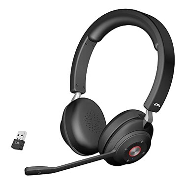 Cyber Acoustics CA Essential Bluetooth Headset HS2000BT Professional Wireless Headset Optimized for UC Platforms ANC ENC Technology Ensure Quality Audio for Calls Music Earcup Controls Comfortable