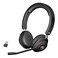 Cyber Acoustics CA Essential Bluetooth Headset HS2000BT Professional Wireless Headset Optimized for UC Platforms ANC ENC Technology Ensure Quality Audio for Calls Music Earcup Controls Comfortable
