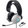 Alienware AW520H Wired Gaming Headset Dolby Atmos Unidirectional AlienFX 168 Million RGB Colors Microphone Mute Volume Onheadset Controls 40mm HiRes Lunar Light