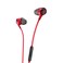 HyperX Cloud Earbuds II 14mm Drivers Four Eartips HardShell Carrying Case LowProfile 90 Plug 35mm Plug Builtin Microphone MultiFunction Button PC Mobile Nintendo Switch Red