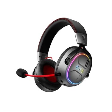 OXS Storm G2 Wireless Gaming Headsets 71 Virtual Surround Sound 3 EQ Modes 24G Low Latency 50mm Driver 40H Playtime RGB Light Bluetooth 53 Compatible with PC Console Mobile Black