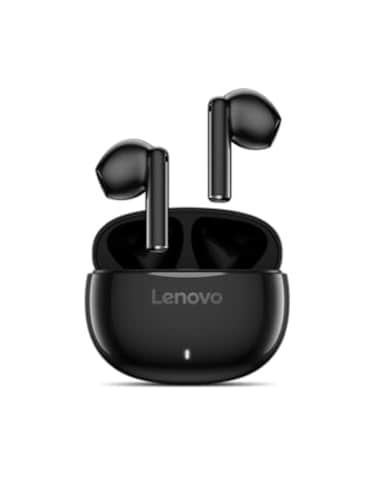 Lenovo E310 True Wireless Earbuds Bluetooth 53 TWS Headphones with 13mm Drivers AI Noise Reduction Mic Up to 20H Battery with Case USBC Charging IPX4 Water Resistant Touch Control Black