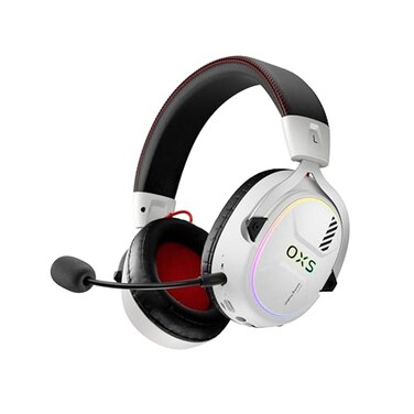 OXS Storm G2 Wireless Gaming Headsets 71 Virtual Surround Sound 3 EQ Modes 24G Low Latency 50mm Driver 40H Playtime RGB Light Bluetooth 53 Compatible with PC Console Mobile White