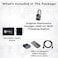 ANYHDD Poly Voyager 4320 UC Wireless Headset Charge Stand Stereo Headphones with NoiseCanceling Boom Mic Charging Station USBC to A Adapter USB C Dongle USB AC Cable Pouch Microfiber Cloth
