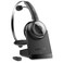 LEVN Wireless Headset with Mic for Work Wireless Headset Charging Base Noise Cancelling Mute Button Long Battery Life Bluetooth Headsets for HomeOfficeCall CenterLaptopTeamsZoom Black