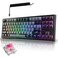 TECWARE Phantom Elite 87 Key RGB Mechanical Gaming Keyboard 3 Mode Wireless Bluetooth 50 24GHz USB C Wired Hot Swappable 5 Pin Double Shot PBT Keycaps Wraith Pink Switch Black