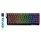 GK GAMAKAY x NaughShark NS68 Rapid Trigger Wired Gaming Keyboard 65 Hall Effect Mechanical Keyboard 8KHz Polling Rate 001mm RT Snap Tap Outemu Peach Crystal Magnetic Switch BlackSide Printed