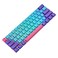 Ussixchare Backlit PBT keycaps for 60 Percent Gaming keyboad 104Key Caps Set TKL OEM Profile Compatible with 6087104 Keyboard Joker