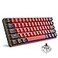 Snpurdiri 60 Wired Mechanical Keyboard Mini Gaming Keyboard with 61 Keys for PC Windows XP Win 7 Win 10 BlackRed Red Switches