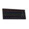 Newmen GM326 75 Percent Mechanical KeyboardWired Mini Backlit Hot Swappable Gaming Mechanical Keyboard with Knob82 Keys AntiGhosting Compact Black Gaming Keyboards for PC Win MacRed Switch