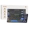 Kisnt KN85 Wireless Mechanical Keyboard 75 Layout Bluetooth24GHzUSBC Custom RGB Backlit HotSwappable Linear Switch Creamy Sound for GamingTyping Textured Black
