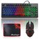 BlueFinger RGB 87 Keys Gaming Keyboard and Backlit Mouse Combo USB Wired Rainbow KeyboardGaming Keyboard Set for Laptop PC Computer Game and Work