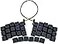 Hardtochooseone Split Ergonomic Mechanical Keyboard Powered by QMK Keyboard Comes Fully Assembled with MX Switch Support 36Key Layout USBC Connectivity 28 Extra Keycaps Switches Included