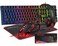 BlueFinger RGB Gaming Keyboard and Backlit Mouse and Headset Combo USB Wired Backlit Keyboard LED Gaming Mouse Set Headset with Microphone for Laptop PC Computer Game and Work