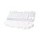 Logitech G715 Wireless Mechanical Gaming Keyboard with LIGHTSYNC RGB Lightspeed Linear Switches GX Red and Keyboard Palm Rest PCMac Compatible White Mist
