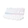 Logitech G715 Wireless Mechanical Gaming Keyboard with LIGHTSYNC RGB Lightspeed Linear Switches GX Red and Keyboard Palm Rest PCMac Compatible White Mist