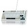 Ussixchare 75 Wired Creamy Keyboard Hot Swappable Mechanical Gaming Keyboard with Gasket Mounted RGB Backlit Red Switch Knob Control for Win Pc Laptop82Grey