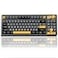 CORBOBO SOLAKAKA SK90 75 Wireless Gaming Keyboard 4000mAh TriMode BT5024GUSBC Cute Creamy Gaming Keyboard with Number Pad Media Knob RGB Backlit Quiet Keys Silent Office Keyboards for PC MAC