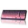 ZORNHER ZH980 Mechanical Keyboard Wireless95 Pink Creamy Keyboard with Number PadGaming Keyboard with Number PadLighted Up PBT KeycapsCreamy Sounding Linear SwitchesFull Size