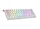 Geeky GK61 SE 60 Mechanical Gaming Keyboard 61 Keys Multi Color RGB LED Backlit for PCMac Gamer ANSI US American Layout White Mechanical Red