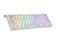 Geeky GK61 SE 60 Mechanical Gaming Keyboard 61 Keys Multi Color RGB LED Backlit for PCMac Gamer ANSI US American Layout White Mechanical Red