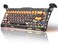GravaStar Mercury K1 Pro Wireless Mechanical Gaming Keyboard 75 Layout RGB Custom Keyboard Aluminum Alloy Matte Black Frame with PhoenixInspired Keycaps HotSwappable Linear Switches CyberFlare