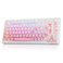 DAREU EK75PRO Sakura Pink Wireless Mechanical Keyboard75 Hot Swap Creamy Gaming Keyboard with KnobRGB BacklitGasket Custom StructureSide Printed PBT Keycaps24GhzBT51USBC for WinMAC