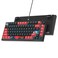 Ussixchare 75 Mechanical Gaming Keyboard Wired Gasket Mount TKL Hot Swappable RGB Backlit Knob for PC Laptop Windows Gamer Red Black
