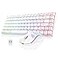 RedThunder K84 Wireless Keyboard and Mouse Combo Rainbow Backlit Rechargeable Battery 75 Layout TKL Ultra Compact Gaming Keyboard Lightweight 3200 DPI Honeycomb Optical Mouse White