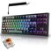 TECWARE Phantom Elite 87 Key RGB Mechanical Gaming Keyboard 3Mode Wireless Bluetooth 50 24GHz USBC Wired HotSwappable 5Pin DoubleShot PBT Keycaps Wraith Brown Switch Black