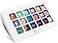 MANBASNAKE AKP153 Studio Deck Stream Controller 15 Macro Keys Trigger Actions in Apps and Software Like OBS YouTube Twitch Custom Console for Photo and Video Editing Live Streaming PCMac White