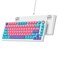 Ussixchare 75 Mechanical Gaming Keyboard Pink Gasket Mount TKL Keyboard Wired Custom Hot Swappable RGB Backlit for PC Laptop Gamers