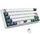 Fogruaden 60 Wireless Mechanical Keyboard Hot Swappable USBC WiredBluetooth Keyboard with RGB Backlit for WinMac 61 Keys NKRO Gaming Keyboards Double Shot PBT KeycapsRed Switch Forest