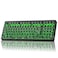 ZORNHER ZH980 Mechanical Keyboard Wireless95 Black HotSwappable Custom Creamy Keyboard with Number PadBlack Topographic KeycapsCreamy Sounding Linear SwitchesFull Size24GHzUSBCBT50