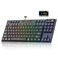 Hexgears Immersion A3 LowProfile Wireless Mechanical Keyboard TKL HotSwappable Aluminum Gaming Keyboard BT5024GHzUSBC Tactile Switches RGB Backlit TFT Screen 5800mAh Battery for PcMac