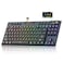 Hexgears Immersion A3 LowProfile Wireless Mechanical Keyboard TKL HotSwappable Aluminum Gaming Keyboard BT5024GHzUSBC Linear Switches RGB Backlit TFT Screen 5800mAh Battery for PcMac