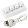 QINIZX Mini 4 Keys Macro Mechanical Keypad RGB Game Keyboard Portable OneHanded USBC Fully Programmable Keys for Windows Mac OSU HID Standard Keyboard Red Switches RGB Backlight Hot Swap