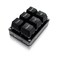 BTXETUEL Copy Paste Search Save Cut All 6Key Keyboard One Handed OSU Keypad Programmable Mechanical Shortcut Macro Keyboard for Working and Gaming Black