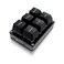 BTXETUEL Copy Paste Search Save Cut All 6Key Keyboard One Handed OSU Keypad Programmable Mechanical Shortcut Macro Keyboard for Working and Gaming Black