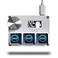 BTXETUEL SayoDevice O3C OSU Keyboard Rapid Trigger Hall Switches Magnetic Linear Switches Keyboard with Knob and ScreenCopy PasteShotcutMacro Hotswap Mini Keypad with OSU keycapsWhite