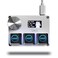 BTXETUEL SayoDevice O3C OSU Keyboard Rapid Trigger Hall Switches Magnetic Linear Switches Keyboard with Knob and ScreenCopy PasteShotcutMacro Hotswap Mini Keypad with OSU keycapsWhite