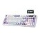 MIKIBY AJAZZ AK980 Mechanical Keyboard Creamy Thocky with Smart Display Knob 98 Wireless TriMode BT24GUSBC Hot Swappable RGB Light for Win Mac Purple Murad Switch