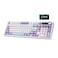 MIKIBY AJAZZ AK980 Mechanical Keyboard Creamy Thocky with Smart Display Knob 98 Wireless TriMode BT24GUSBC Hot Swappable RGB Light for Win Mac Purple Murad Switch