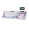 MIKIBY AJAZZ AK980 Mechanical Keyboard Creamy Thocky with Smart Display Knob 98 Wireless TriMode BT24GUSBC Hot Swappable RGB Light for Win Mac Purple Murad Switch