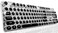 SEUNKWANG EWEADN TK950 Typewriter Keyboard Wireless Mechanical Keyboard 104 Keys Aesthetic Typewriter Keyboards with White Backlit AntiGhosting Blue Switch Bluetooth24GHzWired Cute keyboardsBlack