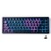 HITIME x XVX M67 60 Percent Keyboard Wireless QMKVIA Topographic Gaming Keyboard TriMode Thocky Creamy Mechanical Key Board Hot Swappable Mount RGB IMD Tech for WinMac Black